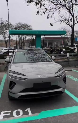 海狮06闪充真的快 #OTA智趣焕新 #比亚迪海洋聚浪汇