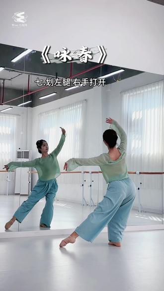 期待已久的分解动作终于来了~ 小仙女如花儿一般灿烂#咏春 #成人舞蹈教学 #适合初学者的古典舞 #乌宏志舞蹈艺术中心