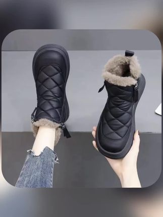 #雪地靴女 爆款雪地靴女冬季加绒加厚保暖东北大棉鞋防水防滑百搭时尚短靴#好物推荐🔥 #好鞋推荐 #保暖穿搭