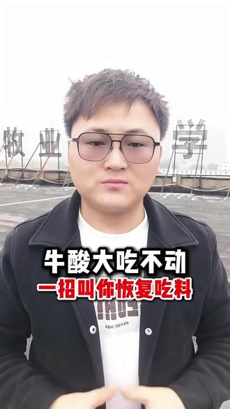 牛酸大吃不动,一招教你恢复吃料 #养牛人 #养牛知识 #育肥牛 #淘汰母牛 #老片母牛育肥