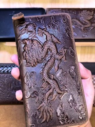 #手拿包 #大容量 #手机包 #龙纹设计#男士钱包