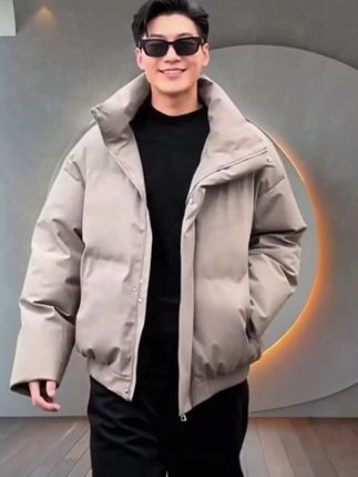 #内容启发搜索 这一款美式立领男厚款棉袄复古保暖外套休闲情侣冬季面包服真的不错,太帅了#棉服外套 #棉服 #棉袄 #棉衣 @抖加🔥上热门🔥dou+🔥热点宝 @抖加小助理