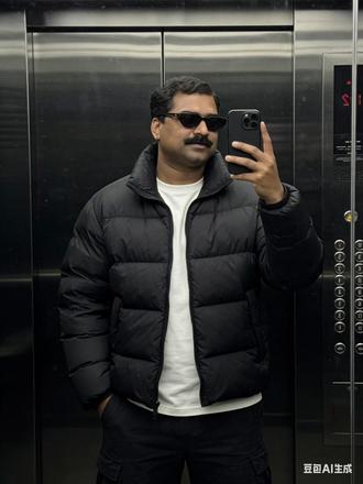 戴黑墨镜配小平头ai指令教程来啦!#豆包ai #豆包P图已经nextlevel了 #电梯对镜拍 #墨镜一戴谁也不爱