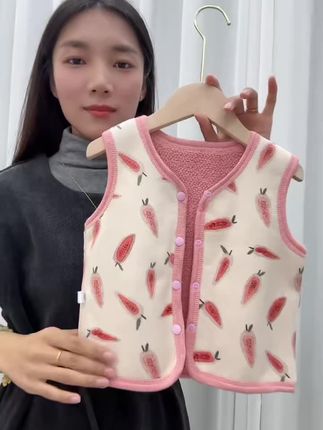 #萌娃穿搭 儿童加厚马甲双面可穿也太好看了吧!妈妈们快来安排吧