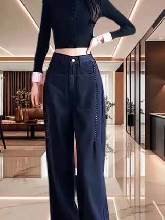 #春秋新款 #简约大气 #气质女神穿搭 #显高显瘦显腿长 #百搭裤子