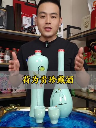 荷为贵珍藏酒#白酒 #杏花村酒 #景德镇陶瓷 #好酒推荐