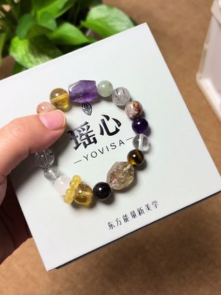 超旺的手串,被闺蜜夸翻了#富贵 #水晶手串 #水晶