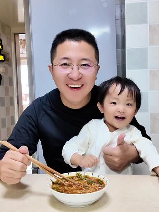 空心挂面配上兴县羊肉,绝俩!#空心挂面 #兴县羊肉