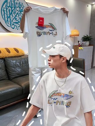 李宁短袖#运动短袖#冰感棉短袖 #李宁