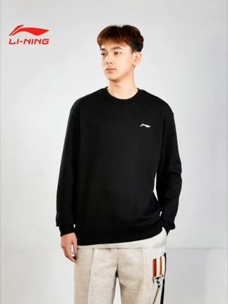 李宁卫衣休闲圆领套头上衣秋季新款潮流时尚百搭男女同款运动外套#男生穿搭 #春秋穿搭 #卫衣 #圆领卫衣#李宁系列 #李宁