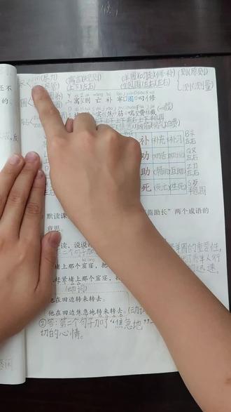 二年级语文下册,第五单元《11 寓言二则》生字组词朗读打卡 #每天分享学习笔记 #跟着一起学习吧 #小学语文#养成阅读好习惯#从小培养很重要