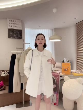 【100纯棉】娃娃刺绣奶油感超强包容挺阔镂空风衣外套 #风衣 #时尚穿搭 #仙女必备 #气质穿搭 #高级感穿搭