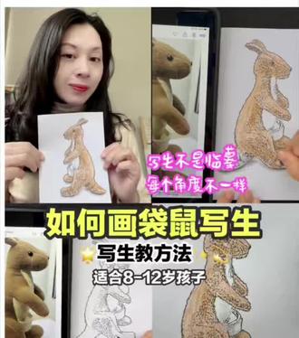 8-12岁孩子如何画毛绒袋鼠玩具?
#线上美术#儿童绘画 #线上美术老师#绘画教程#学画画#艺术启蒙 #儿童美术