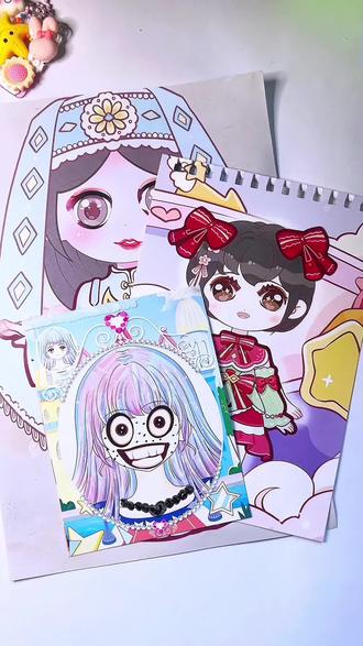 假闺蜜,普通粉,好闺蜜一起来装扮小公主吧#假闺蜜#装扮少女 #解压 #益智#童趣童真