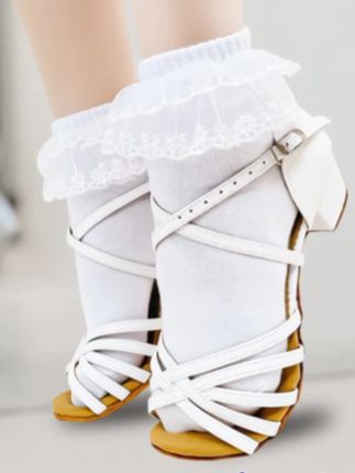 #花边袜 #公主袜 #女童袜子 #舞蹈袜 #拉丁舞袜