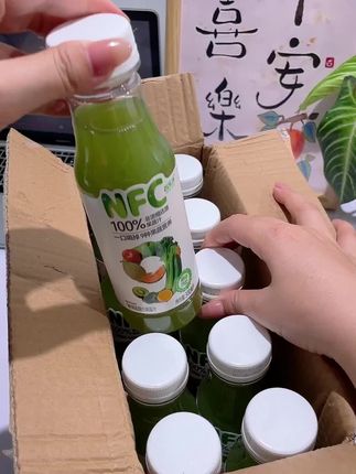 100%NFC果蔬汁批发:猕猴桃羽衣甘蓝汁,液体沙拉,配料干净健康#好物推荐🔥