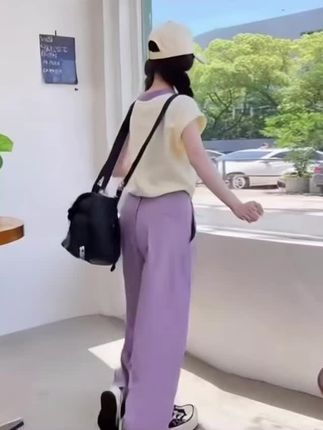 女童夏季套装2025新款时髦洋气网红薄款大童山本裤夏装儿童两件套#夏季穿搭 #初夏的味道 #穿搭女装 #时尚休闲穿搭 #女童套装