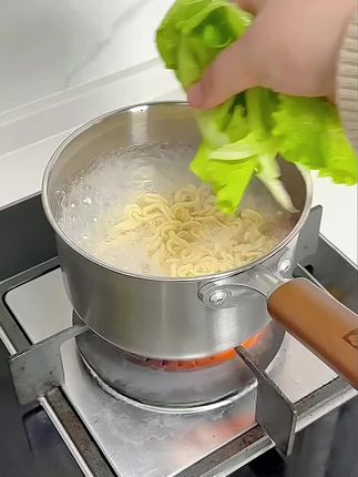 康巴赫奶锅无涂层316L不锈钢宝宝辅食锅婴儿煎煮一体小奶锅煮面锅#奶锅#辅食锅 #不锈钢小奶锅