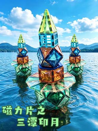 磁力片挑战101之⑧⑨三潭印月 小孩哥把西湖的月光掰成一片片磁力片,搭成了小宝塔。这下好了,水里的月亮再也不用躲着鱼儿,也能住进这个亮晶晶的家了~
#儿童益智玩具推荐 #创作者中心 #创作灵感 #磁力片 #三潭印月 @DOU+上热门