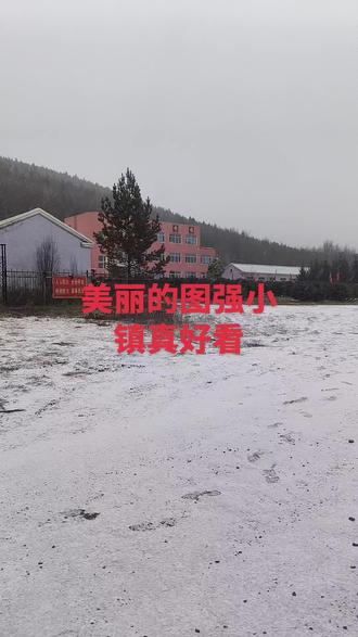 家乡的雪中美景真好看