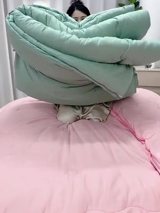 #家纺床上用品 #面料柔软舒适 #雅鹿 #二合一子母被 #强烈推荐