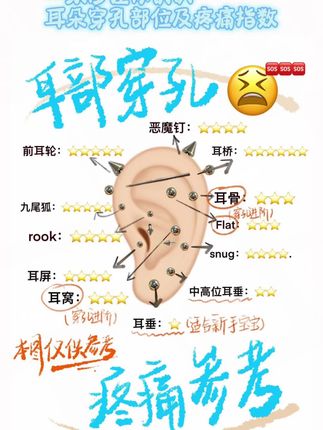 #穿孔 #耳钉控 #耳钉耳环推荐 #耳洞护理