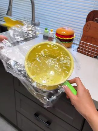 双层洗菜盆沥水篮家用客厅水果盘塑料加厚厨房滤水菜篓水舀洗菜篮#厨房好物 #沥水篮 #提升幸福感好物 #双层沥水篮 #超便宜超划算