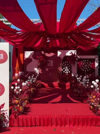 婚庆赛道文案素材 - 后天的婚礼在 光山县白雀园镇 刘家塆,小场地大场面 很好看🤩#白雀婚礼策划#白雀婚庆#白雀户外婚礼#小场地婚礼#白雀园镇 - 光山县唯爱婚礼作品
