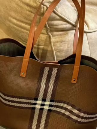 大容量托特包休闲百搭单肩大包织物条纹购物袋女通勤大包#包包推荐 #休闲百搭包包#单肩托特包#通勤大包推荐 #条纹购物包