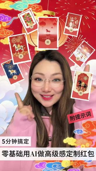不用抢!零基础 3 步搞定马年专属红包封面🧧
家人们,谁还在蹲品牌定点放的红包封面拼手速?抢不到还闹心!今天教你零基础用豆包 AI,3 步搞定专属马年红包封面,发出去就是独一份的定制祝福~
评论区扣「1」领现成的绘图提示词,赶紧试试!
# 马年红包 #AI 红包 #豆包 AI 创意