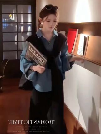 #秋季新款 #时尚套装 #气质套装 #韩版穿搭 #两件套女装