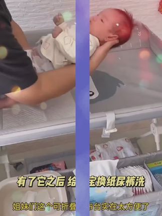 尿布台婴儿护理台宝宝换尿布台新生儿洗澡按摩抚触台可折叠多功能
