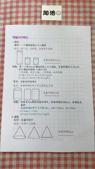 六下数学《圆柱和圆锥》六大题型+解题技巧🔥 #六年级#六下数学#圆柱圆锥#必考考点#寒假预习