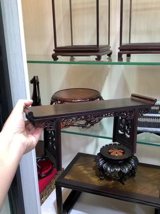 大红酸枝小条案#空间陈设 #每日分享 #实拍 #底座#大红酸枝