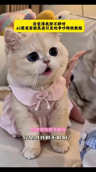 你觉得我胖不胖呀AI萌宠容貌焦虑引发的争吵特效教程!#小猫ai你觉得我胖不胖呀 #剪映 #小猫ai你没有直角肩 猫咪吵架 #猫咪吵架ai #小猫咪的趣味对话 小猫ai 小v脸 小猫咪的可爱模样 两只猫咪搞笑视频 两只猫咪搞笑视频ai制作 两只猫咪对话视频制作教程 小猫ai拍同款 AI小猫吵架拍同款 AI小猫吵架拍特效教程 AI小猫吵架模板