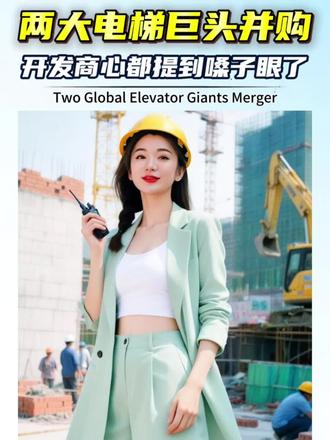 真心提醒所有地产同行和买房人,别光看品牌名气,两大全球电梯巨头并购,
#开发商 坐不住了 ##电梯安全 #安全第一 #科普