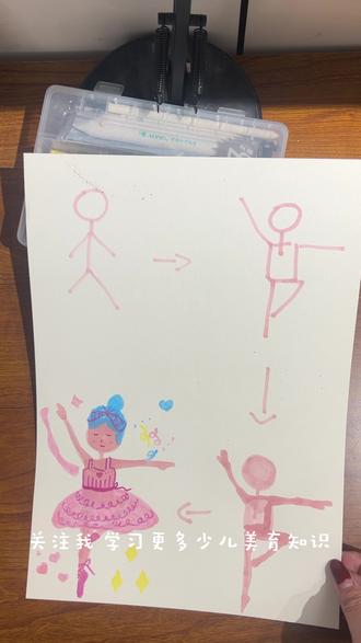 从手残到天才!4步让人物“活”起来的魔法!✨
相信我!画生动的人物真的不难!
掌握这4步,你家娃也能从“火柴人”进阶成“细节控”!🔥
【4步魔法,请收好】
🪄 Step 1:定灵魂(基础动态)
别小看这个火柴人!它是画面的骨架,决定了人物是在奔跑、跳舞还是打架!一定要把动态画准!
🪄 Step 2:注活力(动态升级)
给火柴人注入“力量感”!把胳膊、腿、身体都画得饱满一些,动态一下就生动了起来!
🪄 Step 3:塑形体(肌肉衣服)
最关键的一步!在加粗的肢体上直接画出衣服、肌肉的轮廓。看,是不是瞬间从“气囊”变成了有血有肉的人?
🪄 Step 4:赋生命(完整创作)
魔法时刻!加上表情、发型、酷炫的鞋子和背景故事!一个人物画就这样诞生了!🎉
这个方法特别适合教孩子,步骤清晰,成就感满满!
再也不怕孩子说“妈妈我不会画人”啦!
快带娃试试吧!期待看到你们的作品~❤️#少儿美术 #少儿美育 #创意美术 #画画教程 #零基础学画画