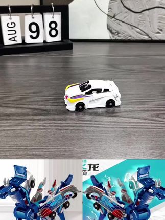 哪个小孩子能拒绝会变成飞马的小车车 #咖宝车神