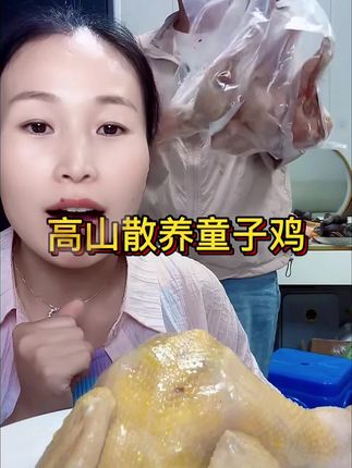 高山散养童子鸡,五谷喂养,现抓现杀,速冻保鲜#超便宜超划算 #散养土鸡 #超便宜超划算 #吃了还想吃 #农村散养土鸡