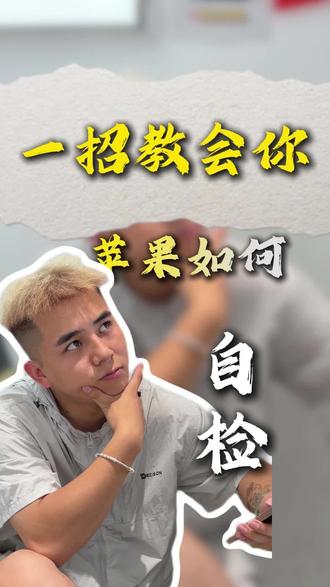 一招教会你苹果如何自检