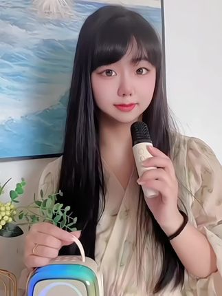 康佳声卡麦克风唱歌话筒蓝牙音响ktvK歌音响话筒一体麦克风无线#麦克风音响一体 #家庭ktv音响 #音响设备