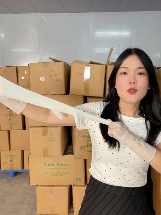 #家务手套 原来做家政的阿姨都在用这款耐油防水丁腈手套#粤洋手套