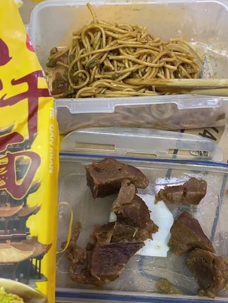 你们中餐吃的什么呢我一包热干面解决了!#家乡的美味 #湖北特产热干面