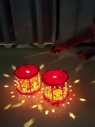 #亲子手工 #花灯 #幼儿手工 #中秋节手工灯笼 #中秋节