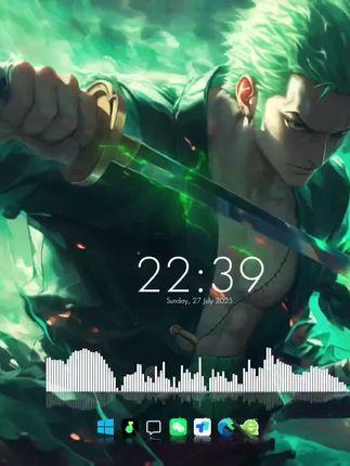 #wallpapwr#雨滴插件#电脑开荒 #桌面改造