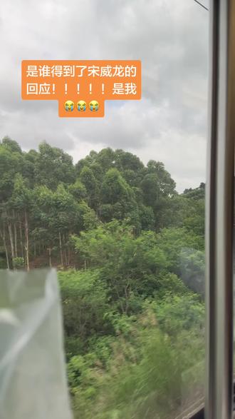 我天天隔着手机看的满分男看到我了 谁懂啊!!!刚坐上动车,无聊打开wb看看,刚好宋威龙在直播,点进去就开始疯狂点赞刷刷弹幕,在动车上信号好差卡成狗🐶转半天圈才发出去的弹幕就这么被他看到了!!!!!他回应我了😭😭😭要不是在动车上容易社死我真的要原地旋转疯狂大叫!!!!!#宋威龙