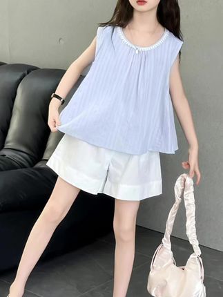 #女童穿搭 #夏季新款 #萌娃穿搭 #女童套装#女儿就是用来打扮的