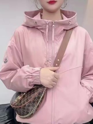 2025新款女装双拉链加二棉户外外套女宽松休闲夹克冲锋衣上衣潮#强烈推荐 #外套 #秋冬穿搭