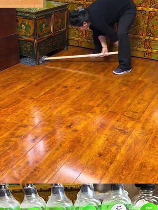 #地板清洁剂 #家居好物 强力去污去异味地板清洁剂多功能栀子花拖地液