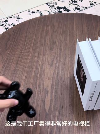 源头工厂买的非常好的电视柜#源头工厂 #中古风 #电视柜